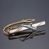fashion Metal Men Tie Clip Gentlemen Classy Necktie Tie Bar Clasp Clip Pin Dolphin Hammer aircraft Ship Wedding Tie Men Jewelry
