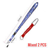 Remove Before Flight Lanyards Keychain Strap For Card Badge Gym Key Chain Lanyard Key Holder Hang Rope Mix Lot Keychain Lanyard