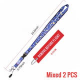 Remove Before Flight Lanyards Keychain Strap For Card Badge Gym Key Chain Lanyard Key Holder Hang Rope Mix Lot Keychain Lanyard