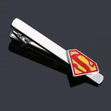 DY Fashion men business Sax feather wings, gun super man gold and silver tie clip Free Delivery
