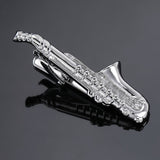 DY Fashion men business Sax feather wings, gun super man gold and silver tie clip Free Delivery