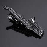 DY Fashion men business Sax feather wings, gun super man gold and silver tie clip Free Delivery