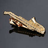 DY Fashion men business Sax feather wings, gun super man gold and silver tie clip Free Delivery