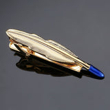 DY Fashion men business Sax feather wings, gun super man gold and silver tie clip Free Delivery
