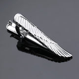 DY Fashion men business Sax feather wings, gun super man gold and silver tie clip Free Delivery
