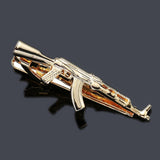 DY Fashion men business Sax feather wings, gun super man gold and silver tie clip Free Delivery