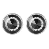 Luxury Shirt Fashion Cufflink for mens Brand Blue Crystal Opal Cuff links Button High Quality Luxury for Wedding Groom