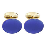 Luxury Shirt Fashion Cufflink for mens Brand Blue Crystal Opal Cuff links Button High Quality Luxury for Wedding Groom