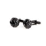 High Quality Knot Cufflinks For Men Shirt Cufflinks Gold Silver Plated Business & Wedding French Grooms Shirt Brand Cuff Links