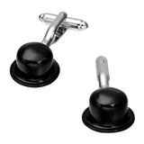 MeMolissa New Arrive Men's Shirt Cufflinks Metal Copper Black Color Cuff Links For Business Wedding Party High-grade Men jewelry