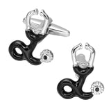 MeMolissa New Arrive Men's Shirt Cufflinks Metal Copper Black Color Cuff Links For Business Wedding Party High-grade Men jewelry
