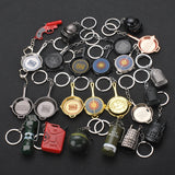 2019 Hot Game 26 Styles PUBG CS GO Weapon Keychains AK47 Gun Model 98K Sniper Rifle Key Chain Ring for Men Gifts Souvenirs 12CM
