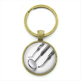 TAFREE Flux Compression Back To The Future Keychain 2018 Newest  Flux Capacitor Physicals Key Chain Gifts Jewelry KC391