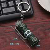 2019 Hot Game 26 Styles PUBG CS GO Weapon Keychains AK47 Gun Model 98K Sniper Rifle Key Chain Ring for Men Gifts Souvenirs 12CM