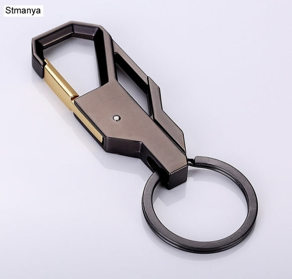 3 Color  Key chain Key ring Silver Plated metal inlay keychain for Classic men car  key Chain Romantic Gift For Man Women #17088