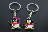 New Trendy Hot Sale 1 Pair Silver Key Chain Alloy Arrow Bow Love Keyrings Key Chains Lovers Ring Couples keychain for Gift 17343