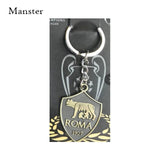 New Crystal Led Light Keychain Car Key Chain Key Ring Football Basketball Earth Ball Pendant Keyring For Favorite Sportsman Gift