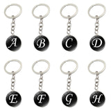 Alphabet Key Chain Ring 26 English Initial Letters name Keychains Car Wallet Handbags Accessories for Girls Women Men