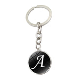Alphabet Key Chain Ring 26 English Initial Letters name Keychains Car Wallet Handbags Accessories for Girls Women Men