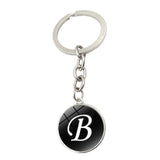 Alphabet Key Chain Ring 26 English Initial Letters name Keychains Car Wallet Handbags Accessories for Girls Women Men