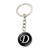 Alphabet Key Chain Ring 26 English Initial Letters name Keychains Car Wallet Handbags Accessories for Girls Women Men