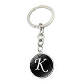 Alphabet Key Chain Ring 26 English Initial Letters name Keychains Car Wallet Handbags Accessories for Girls Women Men
