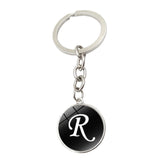 Alphabet Key Chain Ring 26 English Initial Letters name Keychains Car Wallet Handbags Accessories for Girls Women Men