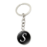 Alphabet Key Chain Ring 26 English Initial Letters name Keychains Car Wallet Handbags Accessories for Girls Women Men