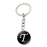 Alphabet Key Chain Ring 26 English Initial Letters name Keychains Car Wallet Handbags Accessories for Girls Women Men