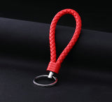Rhinestone Crystal Elephant Keychain Pattern Purse Bag Car Charm Key Ring Buckle Clasp Gifts Pink Ear White Body Crystal